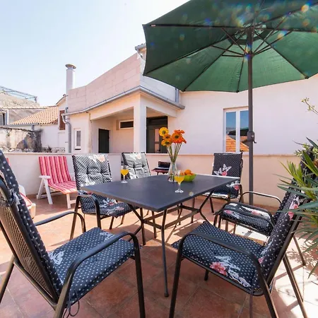 Seafront With Furnished Sun Terrace, Close To The Kaštela